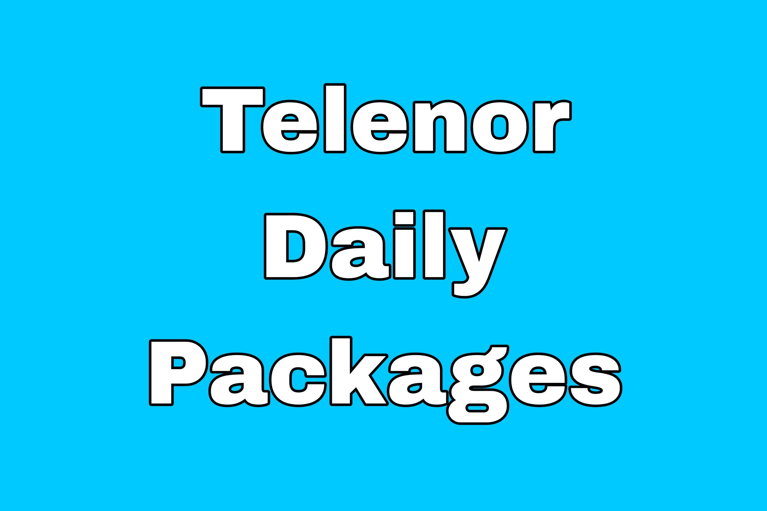 Telenor,internet, package