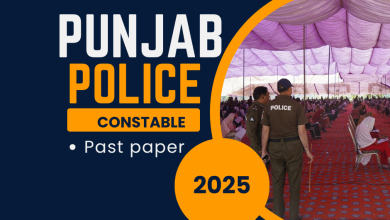 Punjab Police Constable Past Papers 2025 - Solved MCQs & Test Guide