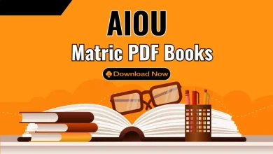 AIOU Matric PDF Books for Allama Iqbal Open University students for assignments and exams
