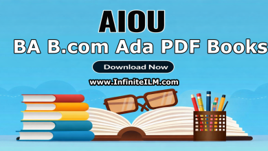 aiou BA b.com ada PDF Books Download - Economics, Sociology, Urdu, Islamiat, Pakistan Studies
