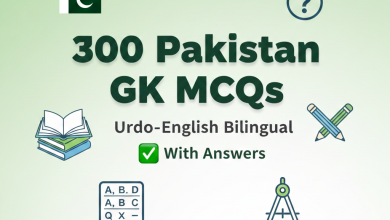 Pakistan General Knowledge MCQs